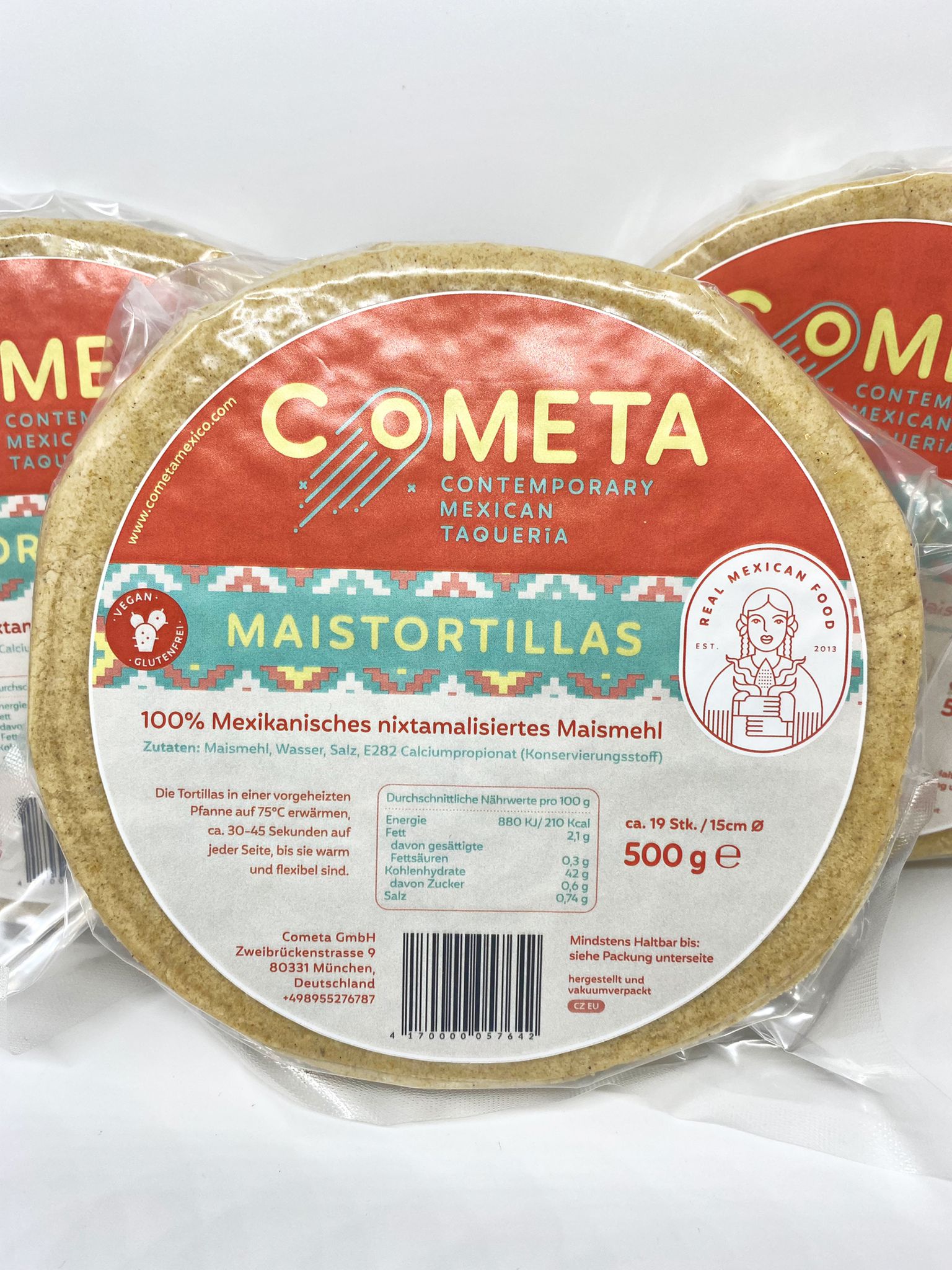 Tortillas Mais Cometa Tradicional 15cm 500gr.